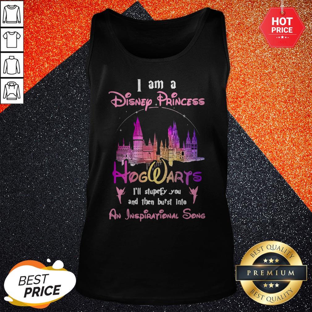 Sweet I Am A Disney Princess At Hogwarts I’ll Stupefy You Shirt - Image 3