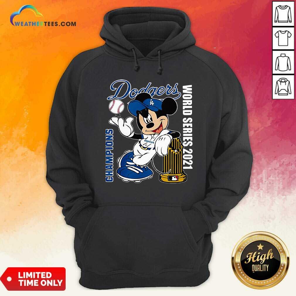 Sweety Mickey Mouse Los Angeles Dodgers Champions World Series 2021 Shirt - Image 2