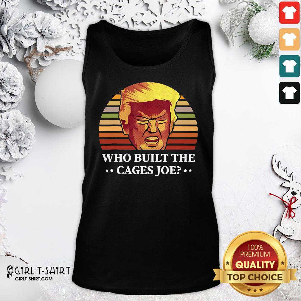 Take Who Built The Cages Joe Donald Trump Final President Debate 2020 Shirt - Image 3