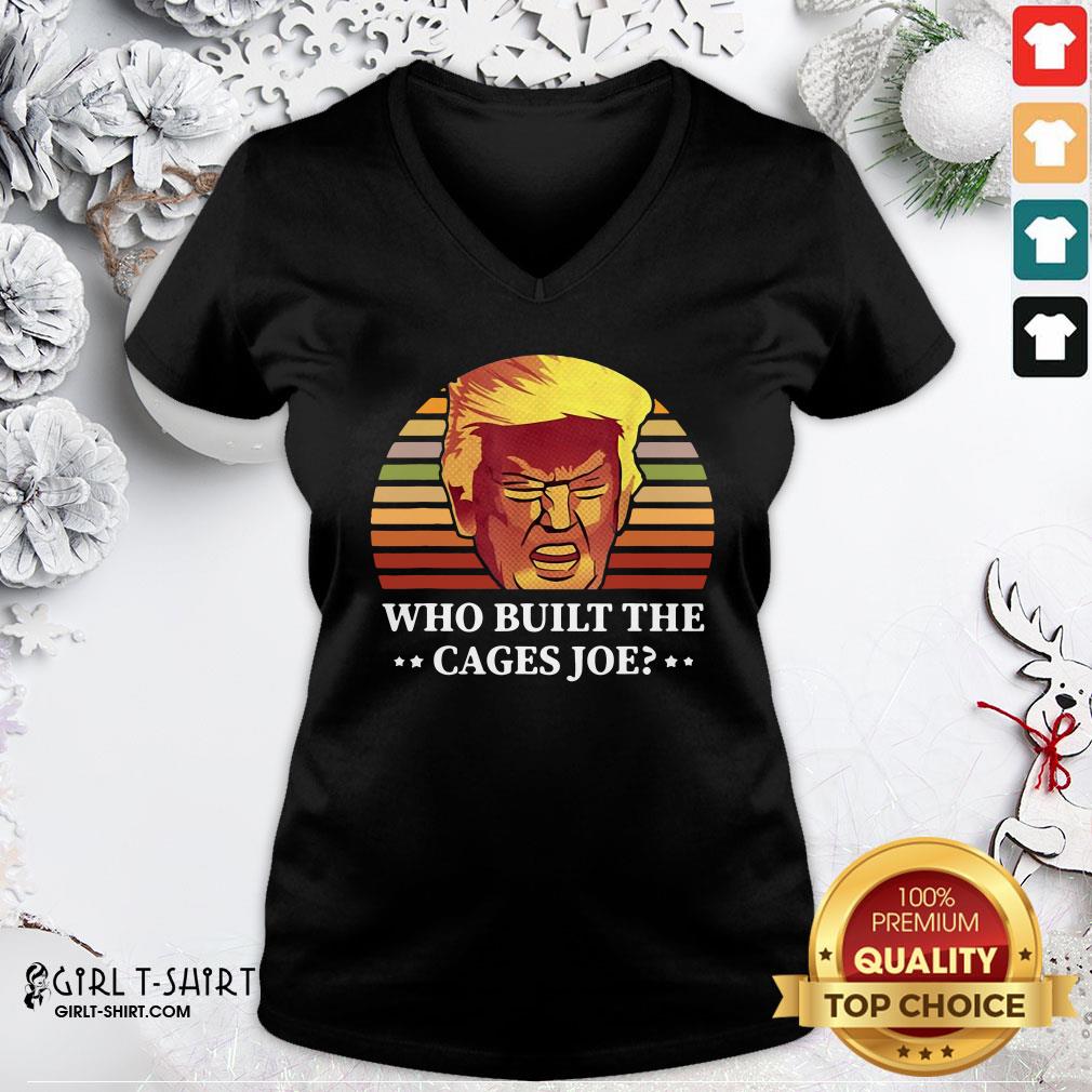 Take Who Built The Cages Joe Donald Trump Final President Debate 2020 Shirt - Image 2