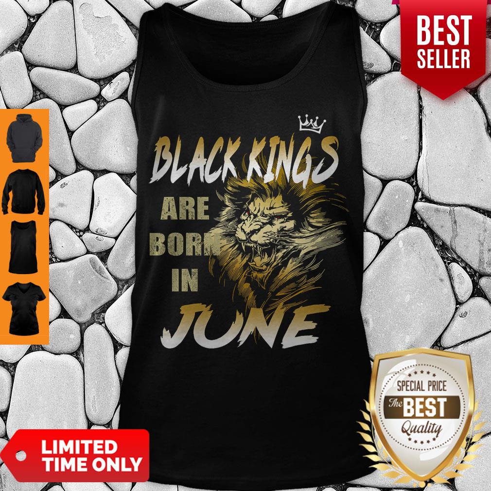 Good Lion Black Kings Are Born In June T-Shirt - Image 5