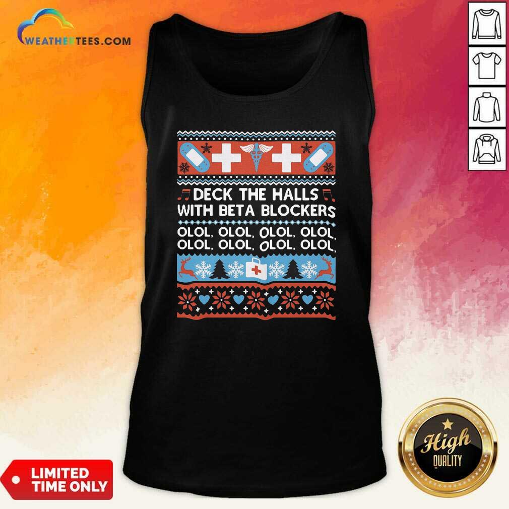 Premium Deck The Halls With Bet A Blockers Shirt - Image 3