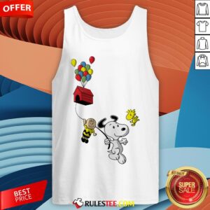 Alternative view of Snoopy And Charlie Brown Woodstock Balloon Shirt