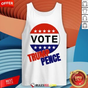 Alternative view of Nice Vote Trump-Pence American Flag Shirt