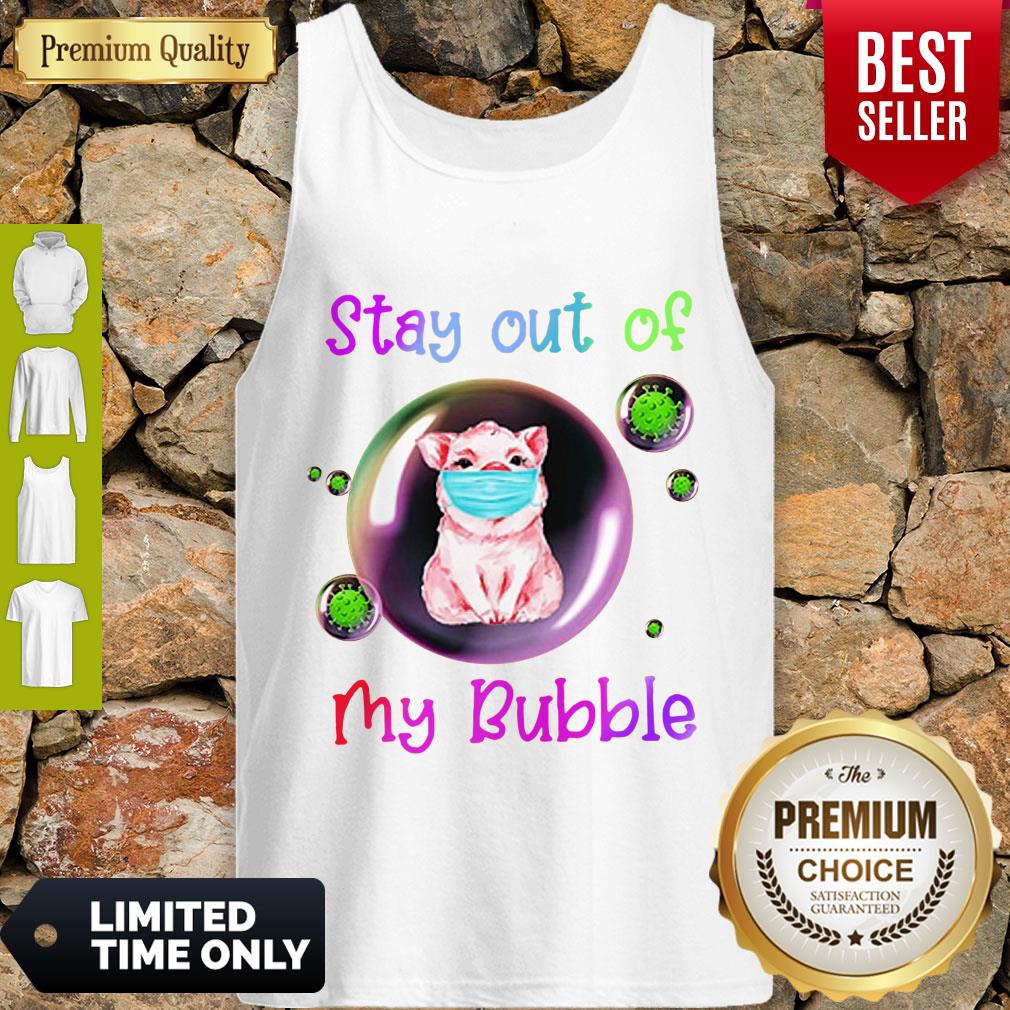 Official Stay Out Of My Bubble Shirt Pig Lovers Shirt - Image 4