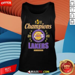 Alternative view of 2020 Los Angeles Lakers National Basketball Association Champions Shirt