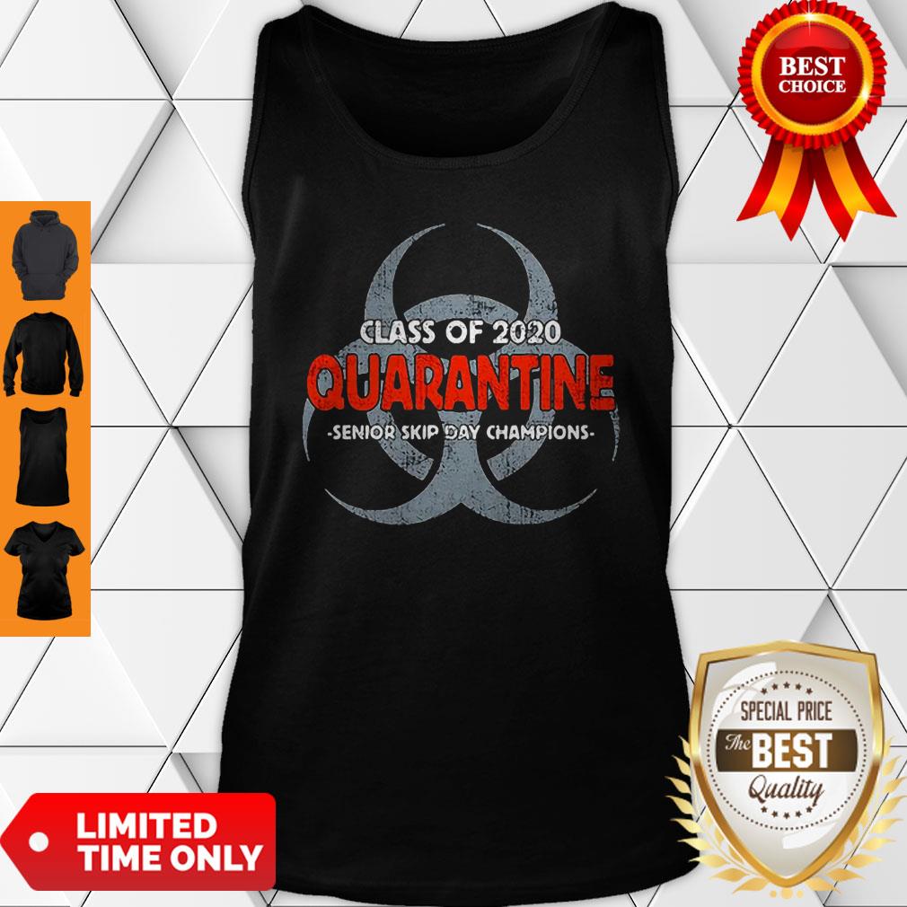Funny Class Of 2020 Quarantine Senior Skip Say Champions Coronavirus Shirt - Image 5