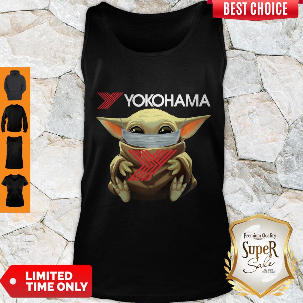 Official Baby Yoda Face Mask Yokohama Shirt - Image 4