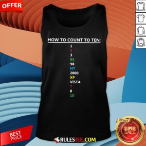 Alternative view of Colorful How To Count To Ten In Software Shirt