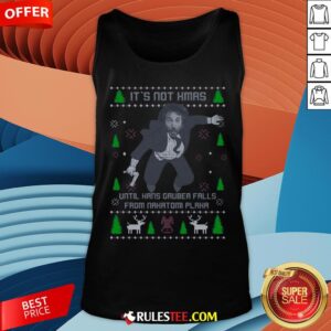 Alternative view of It’s Not Xmas Until Hans Gruber Fall From Nakatomi Plaza Christmas Shirt