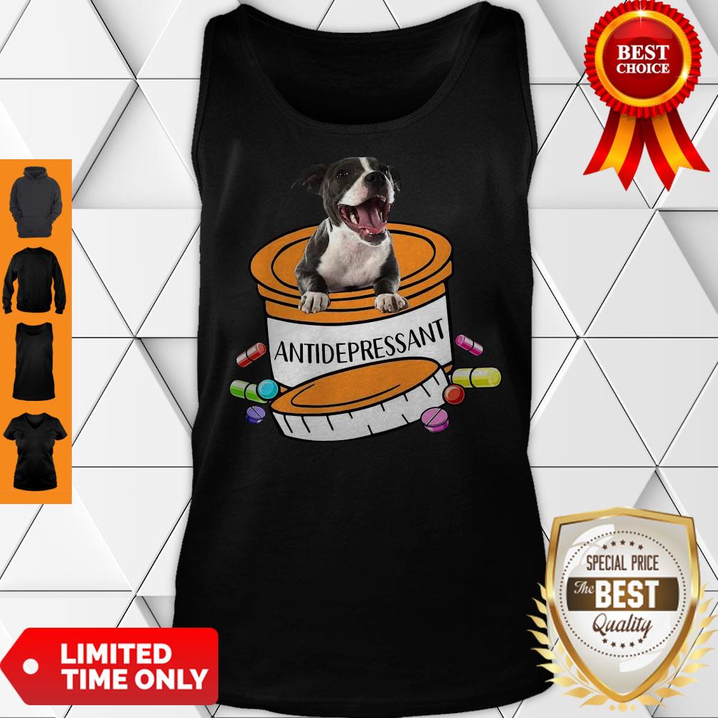 Official Staffordshire Bull Terrier Antidepressant Shirt - Image 4