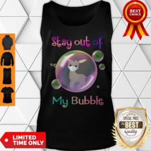 Alternative view of Original Donkey Face Mask Stay Out Of My Bubble Shirt