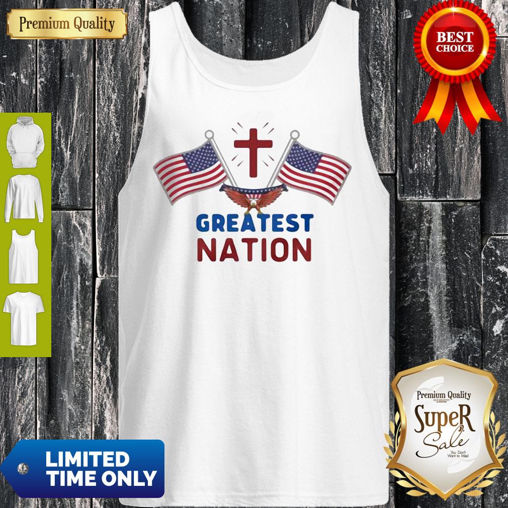 Independence Day Eagle Greatest Nation Flag America Shirt - Image 4