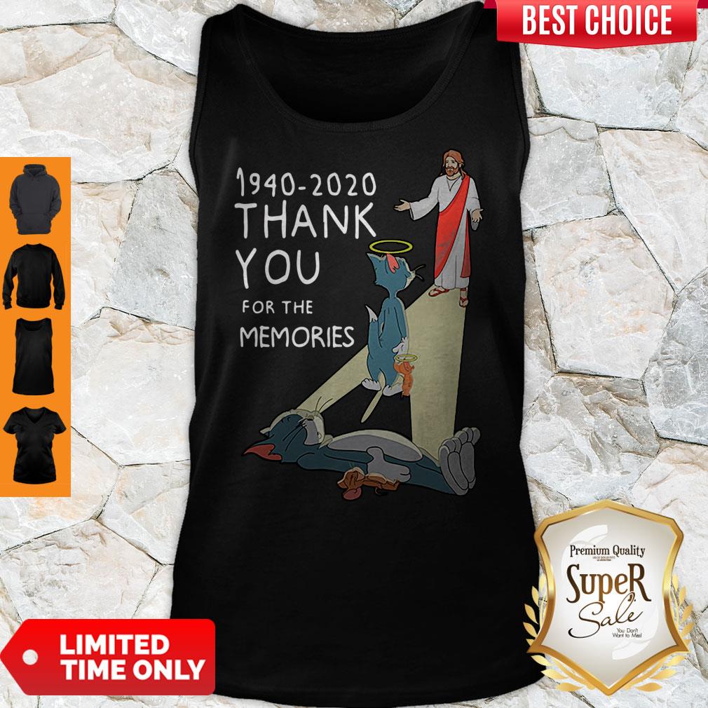Good Jesus 1940-2020 Thank You For The Memories Tom And Jerry Shirt - Image 3