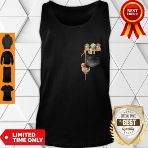 Alternative view of Good Golden Retrievers Mask In Pocket Shirt