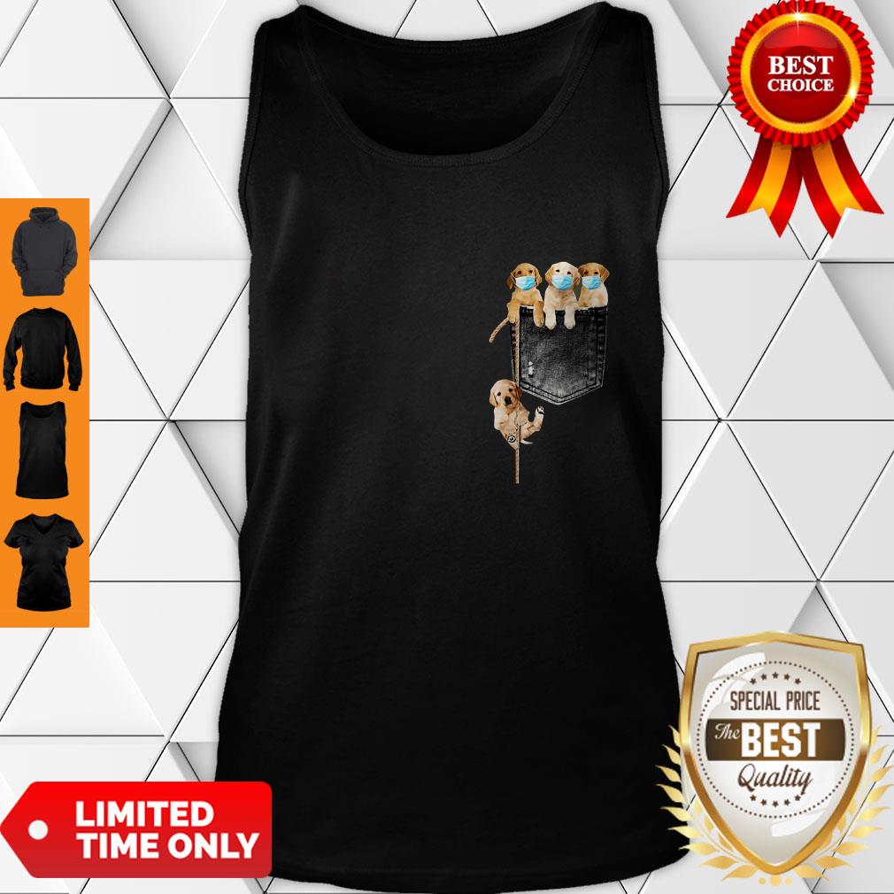 Good Golden Retrievers Mask In Pocket Shirt - Image 2