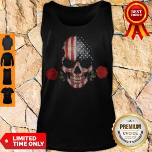 Alternative view of Premium Skull Rose Lovers American We The People Shirt