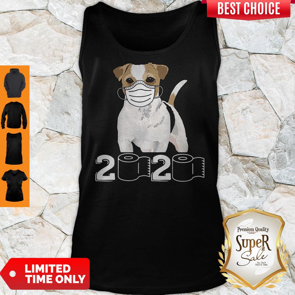 Premium Jack Russell Mask 2020 Toilet Paper Shirt - Image 3