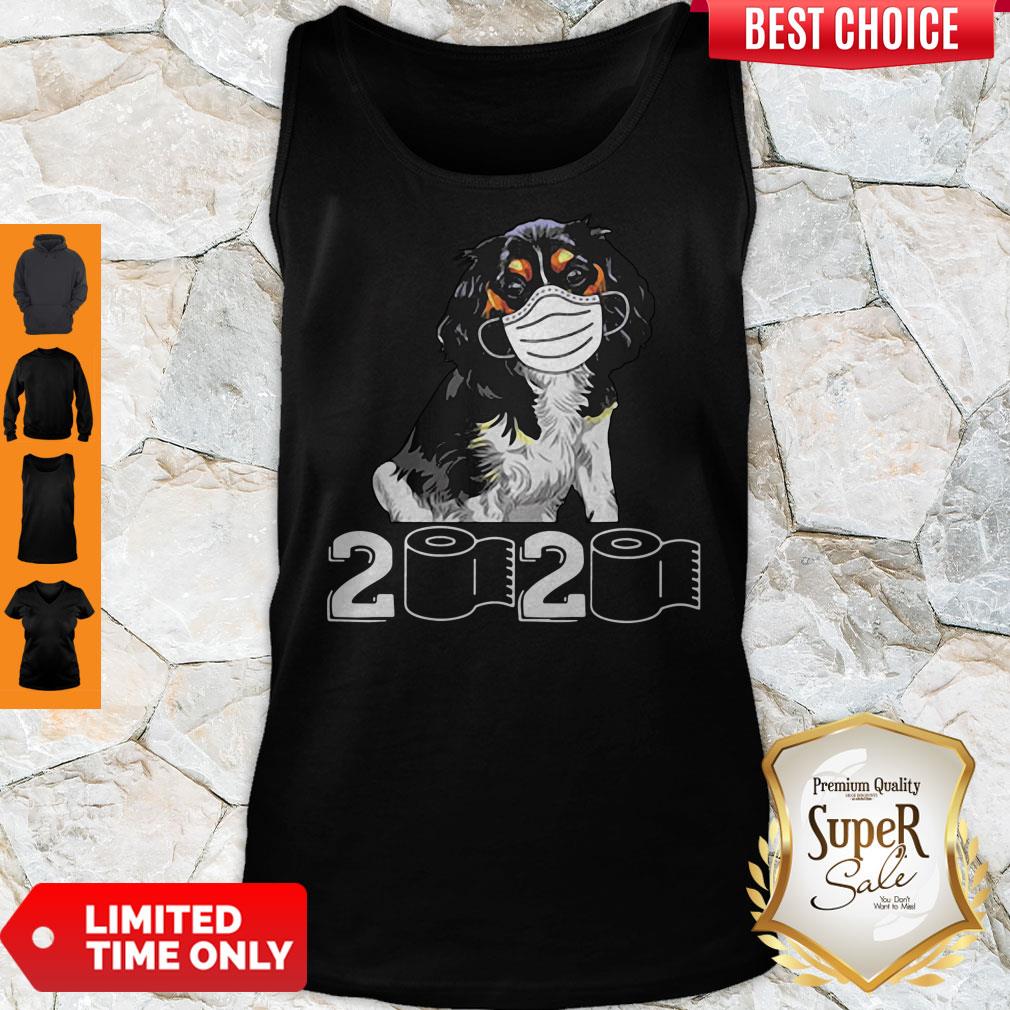 Pretty Cavalier King Mask 2020 Toilet Paper Shirt - Image 3
