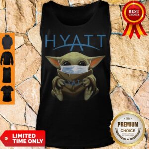 Alternative view of Premium Baby Yoda Mask Hug Hyatt Shirt