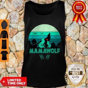 Alternative view of Nice Mama Wolf Vintage Mother’s Day Gift Mom Grandma Shirt
