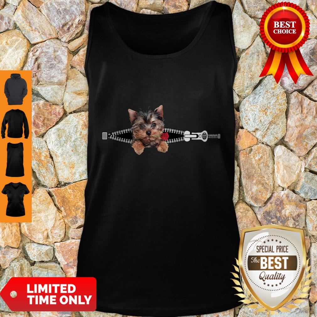Top Dogs Pisces Yorkshire Terrier Zip And Rose Shirt - Image 4
