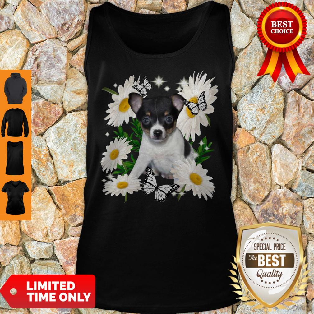 Official Toy Fox Terrier Daisy Flower Classic Shirt - Image 4