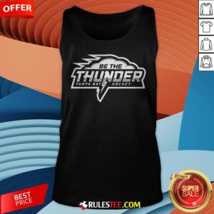 Alternative view of Awesome Be The Thunder Tampa Bay Hockey Shirt