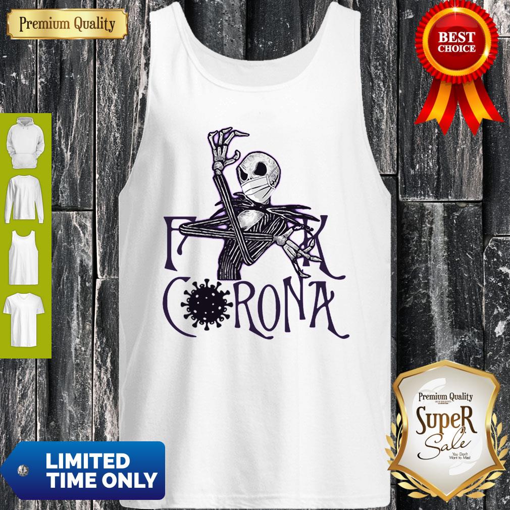 The Nightmare Before Jack Skellington Fuck Coronavirus Shirt - Image 4