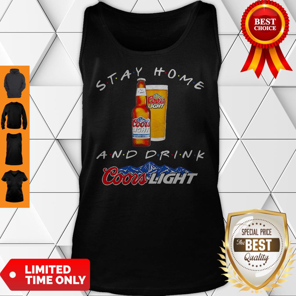 Official Stay Home And Drink Coors Light Coronavirus Shirt - Image 4