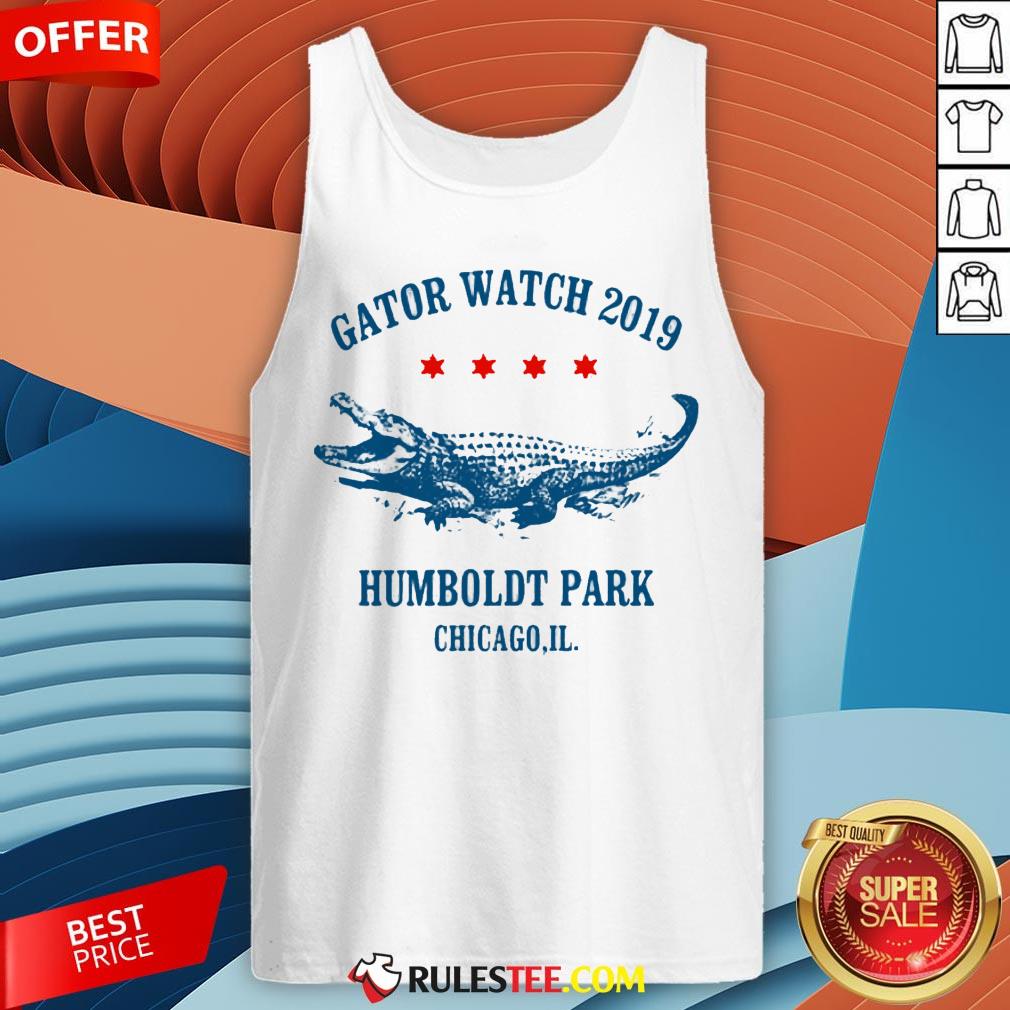 Gator Watch 2019 Humboldt Park Chicago Crocodile Shirt - Image 2