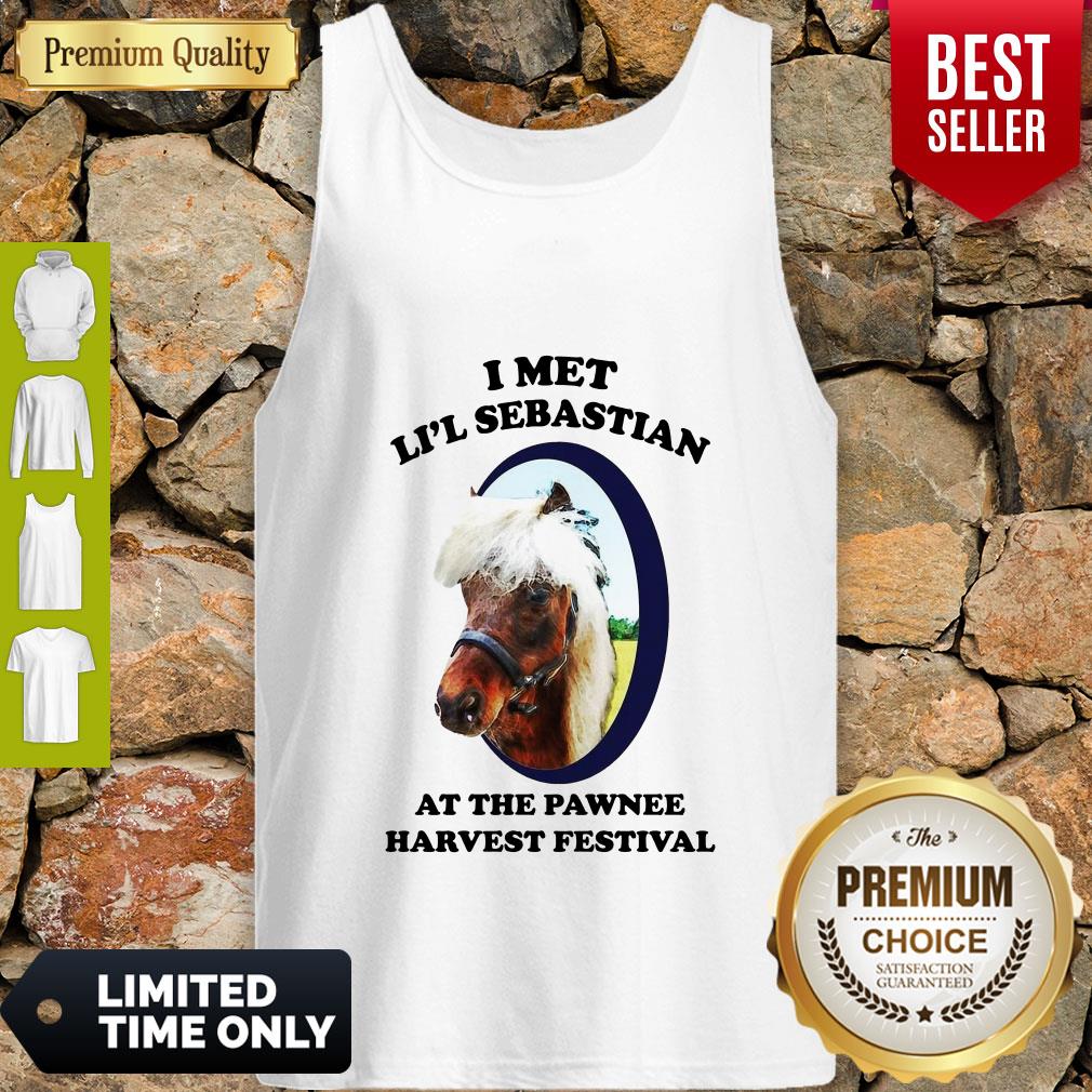 Funny I Met Li’l Sebastian At The Pawnee Harvest Festival Shirt - Image 4