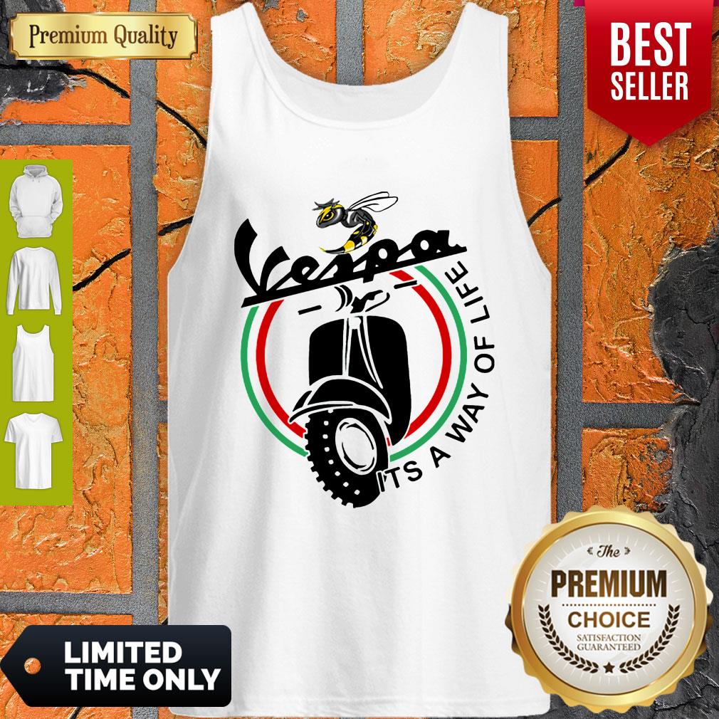 Nice Bee Vespa It’s A Way Of Life Shirt - Image 4