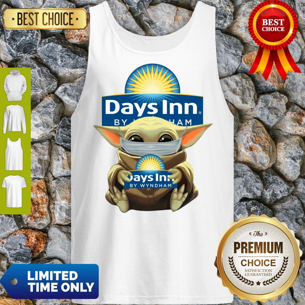 Pretty Baby Yoda Mask Hug Days Inn By Wyndham Shirt - Image 5