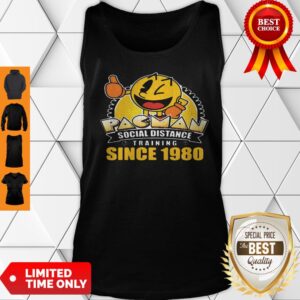Alternative view of Pacman Social Distance Training Since 1980 Classic Shirt