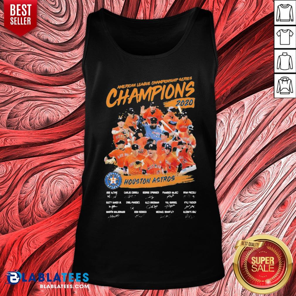 Hot American League Championship Series Champions Houston Astros Signatures Shirt - Image 2
