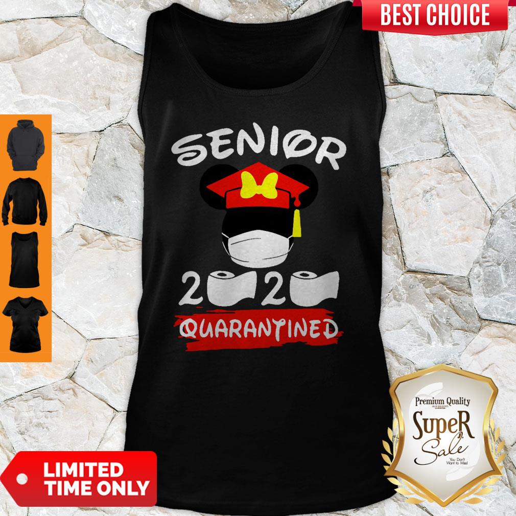 Official Minnie Mouse Mask Senior 2020 Quarantined Coronavirus Shirt - Image 4
