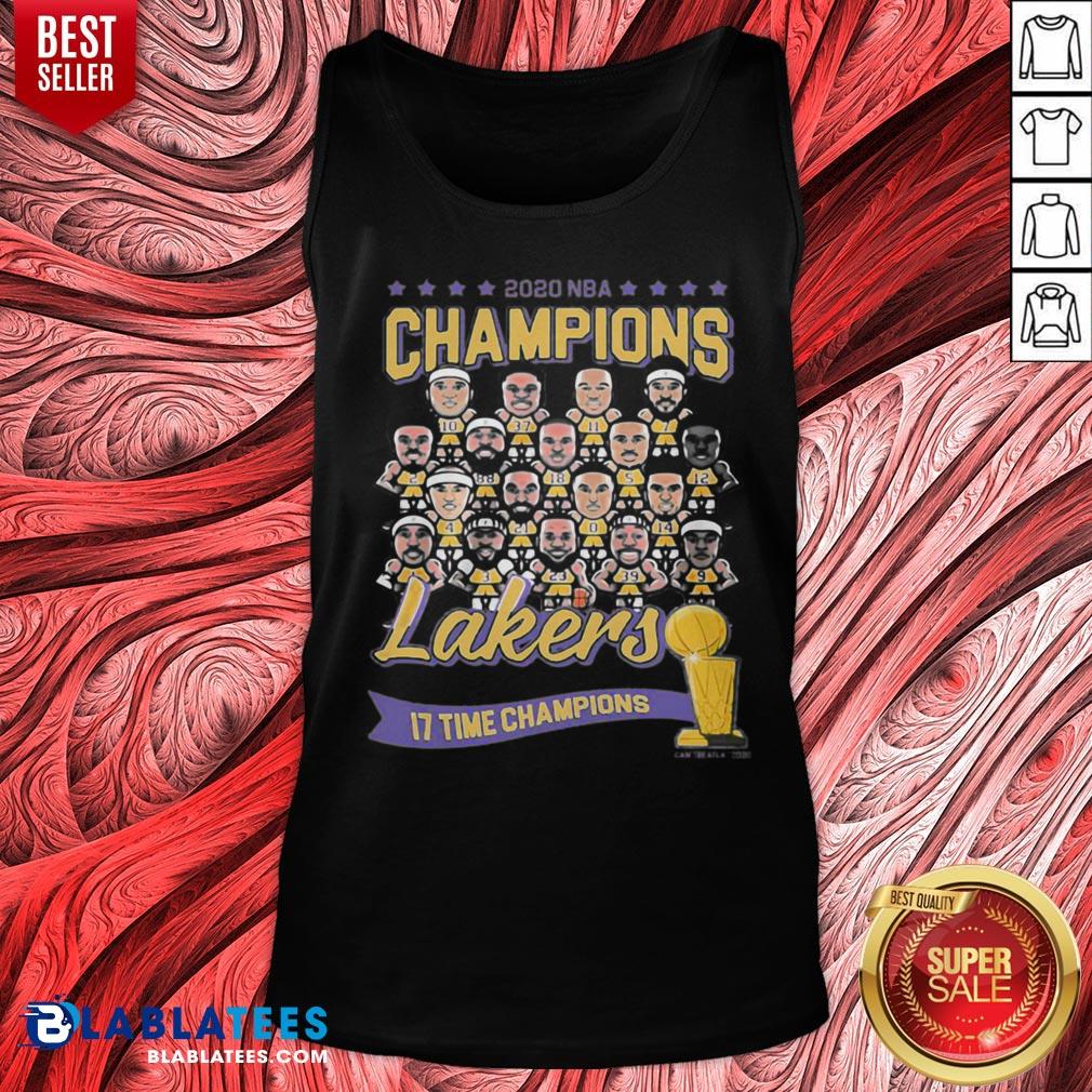Grateful Los Angeles Lakers 2020 NBA Champions Los Angeles Lakers 17 Time Champions Shirt - Image 5