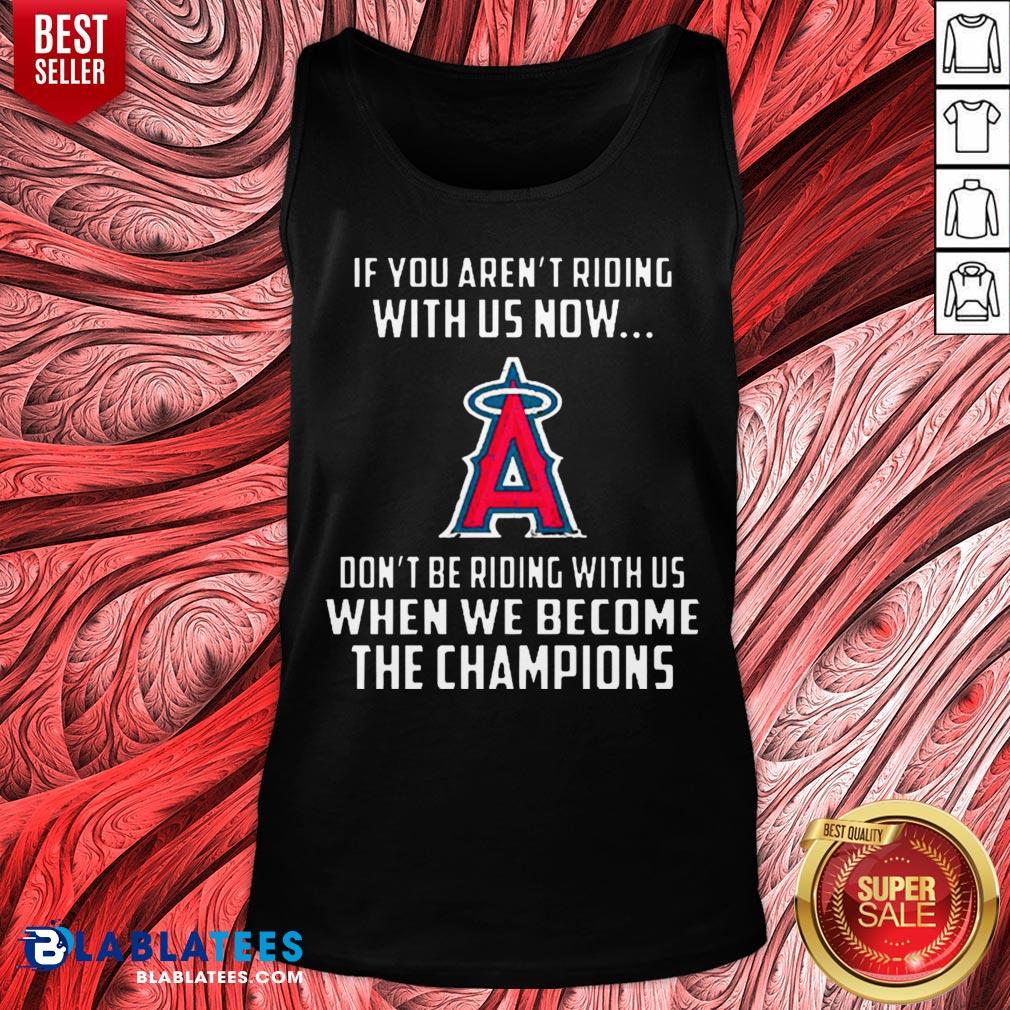 Top MLB Los Angeles Angels Baseball We Become The Champions Shirt - Image 4