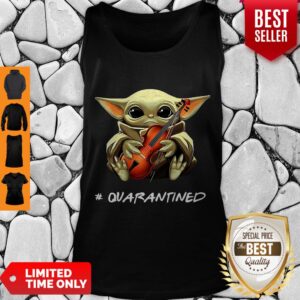 Alternative view of Pretty Baby Yoda Mask Violin #Quarantined Coronavirus Shirt
