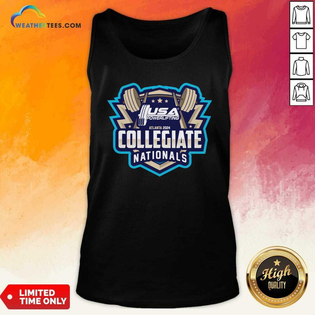 USA Powerlifting Atlanta 2024 Collegiate Nationals T-shirt - Image 3