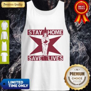 Alternative view of Pretty Lori Lightfoot Stay Home Save Lives Shirt