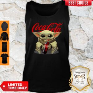 Alternative view of Funny Baby Yoda Mask Coca Cola COVID-19 Shirt
