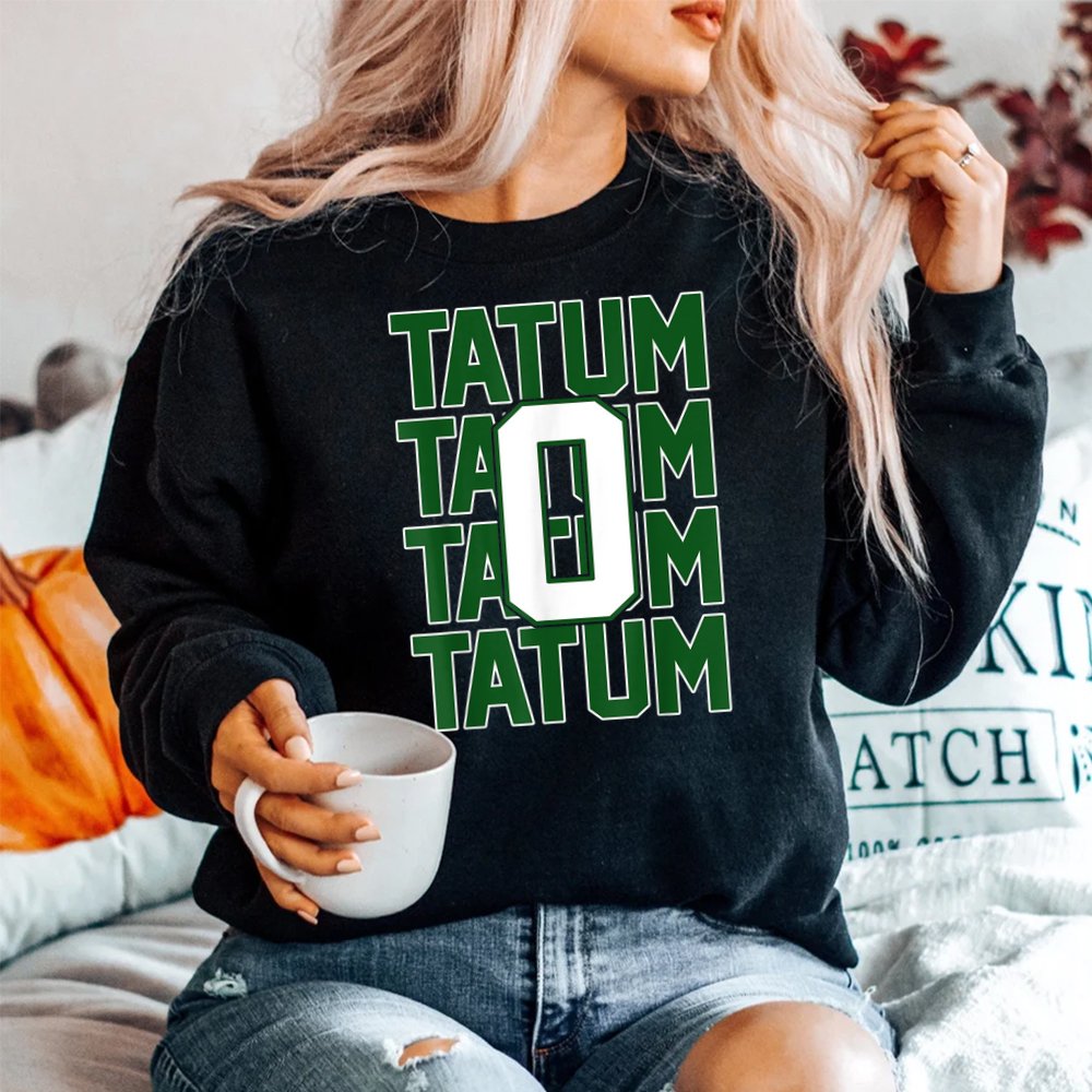 Tatum Who Wears Number 0 Green Is Incredibly Brilliant Shirt - Image 2
