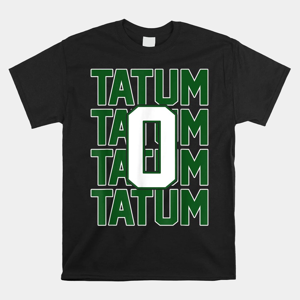 Tatum Who Wears Number 0 Green Is Incredibly Brilliant Shirt - Image 5