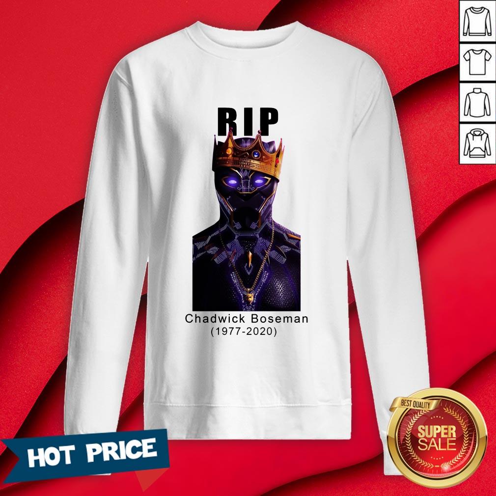 T’Challa In Black Panther Chadwick Boseman 1977 2020 Shirt - Image 4
