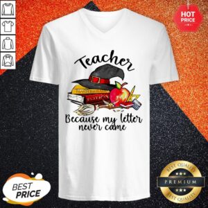 Alternative view of Teacher Because My Letter Never Came Halloween Shirt