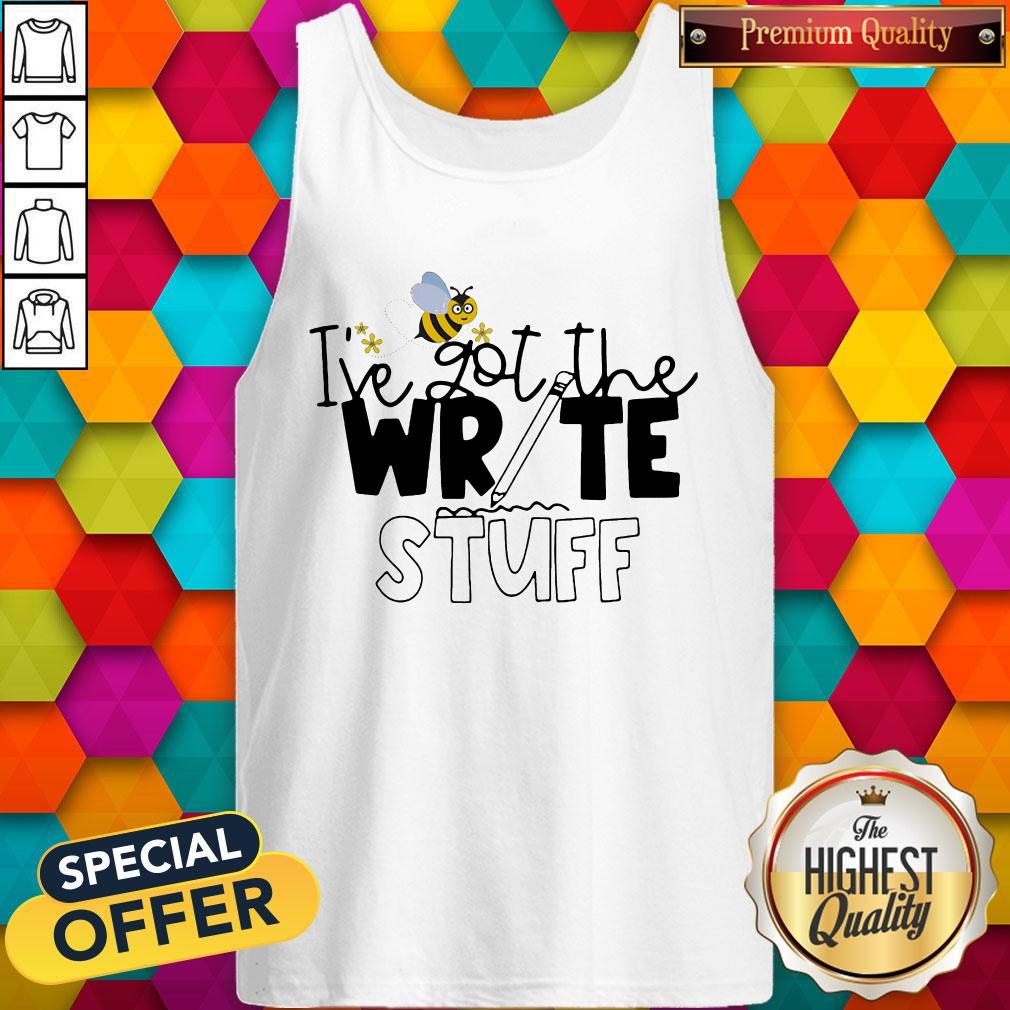 Teacher I'Ve Got The Write Stuff Bee Shirt - Image 5