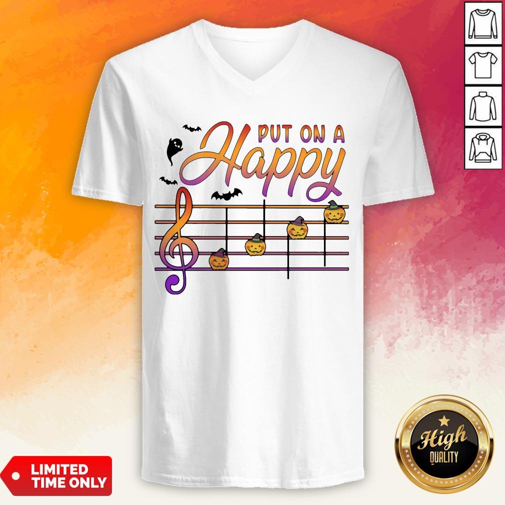 Teacher Music Put On A Happy Halloween Shirt - Image 4