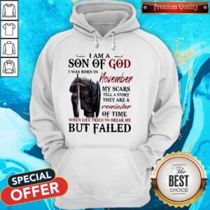 Alternative view of Templar Knight I Am Son Of God I Was Born In November Shirt